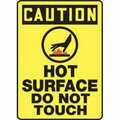 Accuform OSHA CAUTION Safety Sign HOT SURFACE MWLD606XP